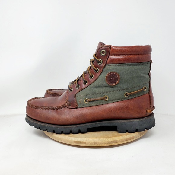 Timberland Authentics x BEAMS 7 Eye Boot Men 8.5 Gore Tex Ranger Shoe 90s Y2K